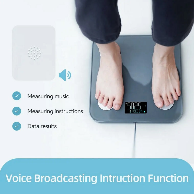 Bio Impedance Smart Scale - Dual Frequency, 8 Electrode